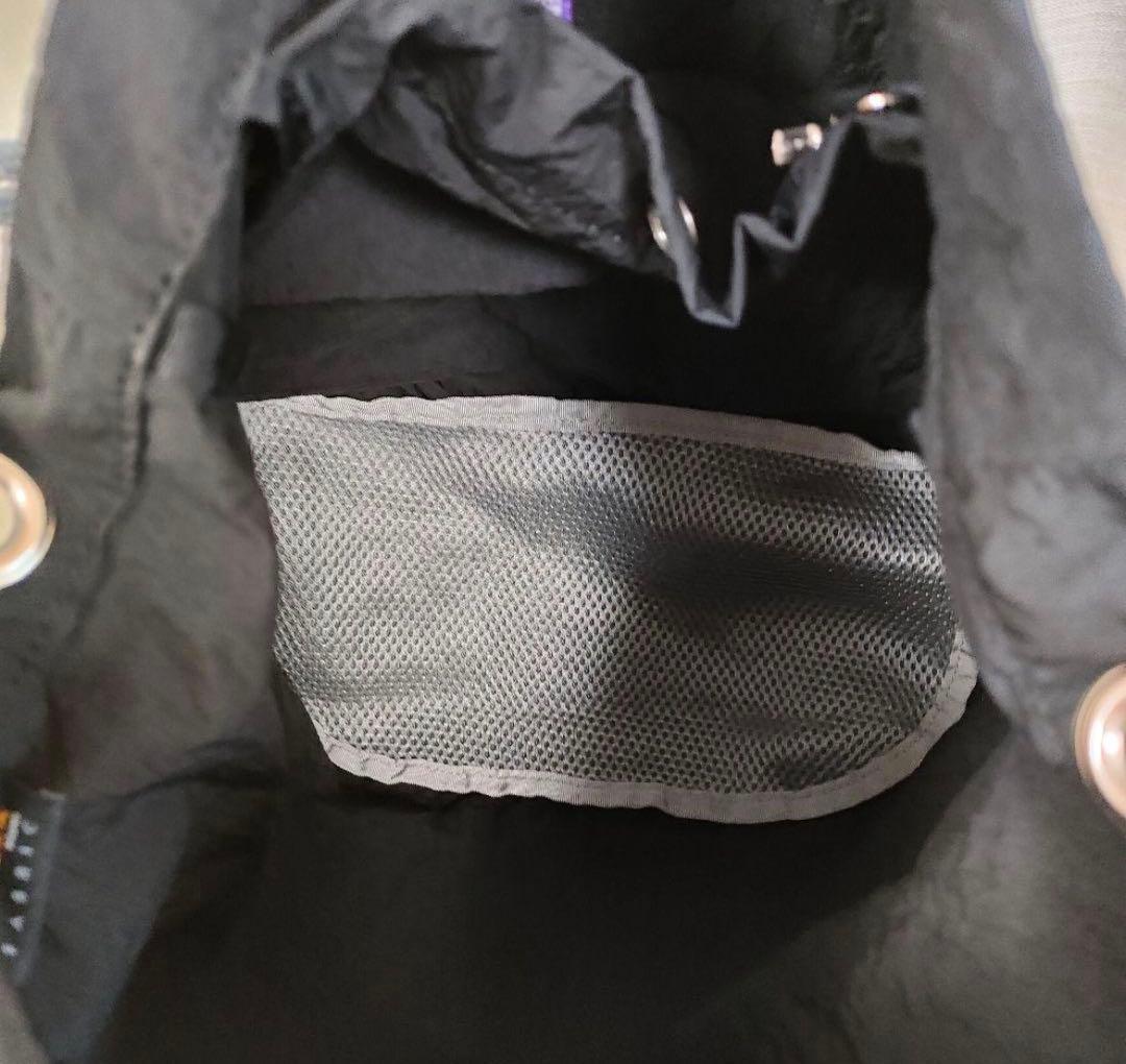 ノースフェイスパープルレーベル ラウンジリユーザブルバッグ 黒　NN7106N