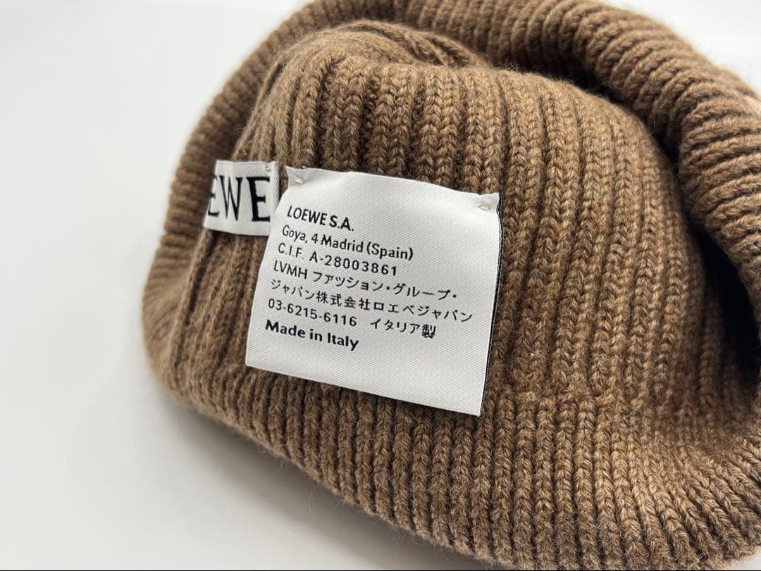⭐️最終価格⭐️ 試着のみ極美品‼️ LOEWE ビーニー ニット帽