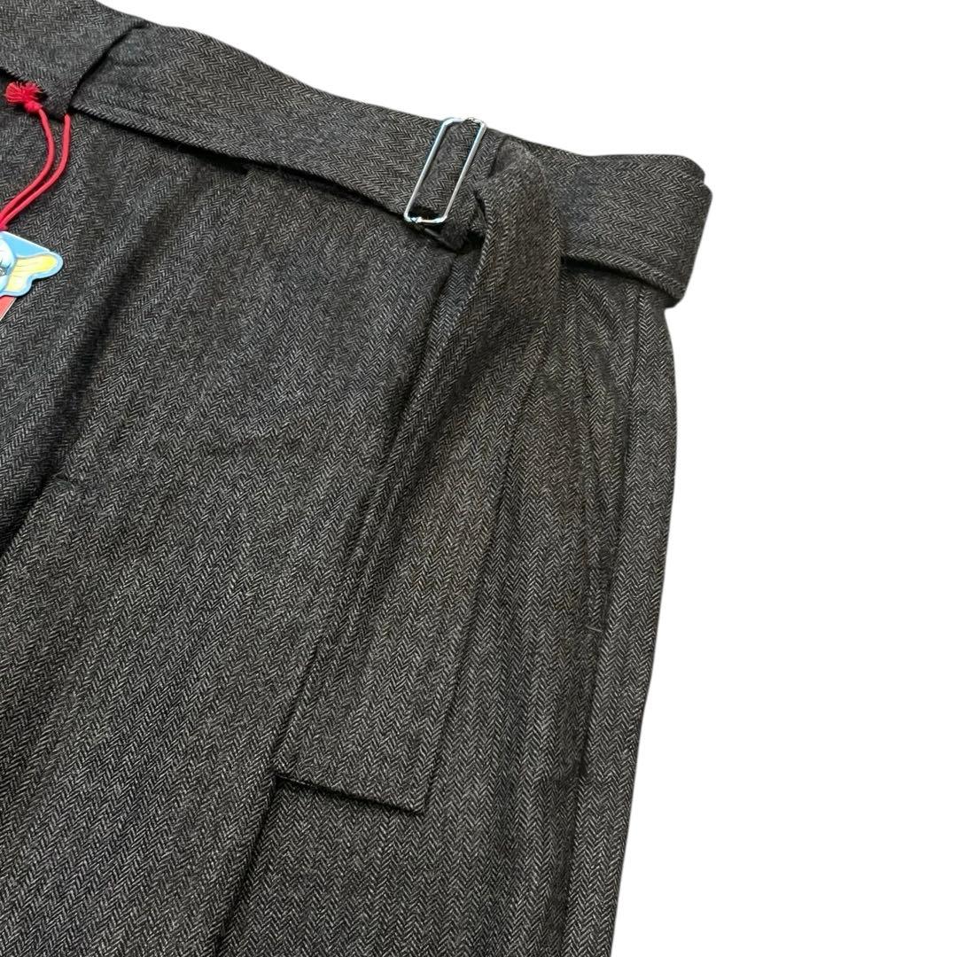 ZARA × Harry Lambert ツイードベルテッドスラックス