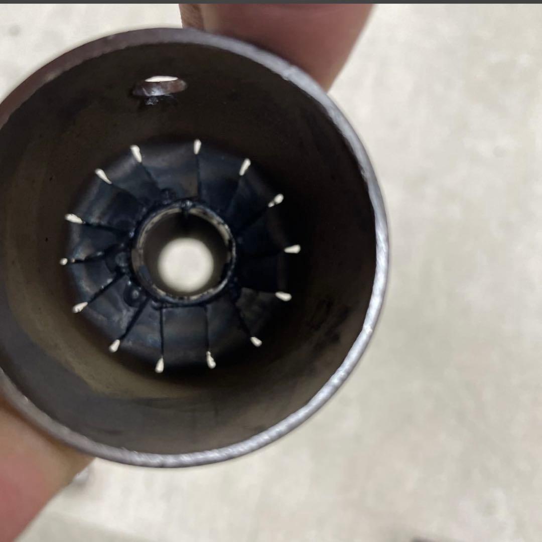 SR400 ワンオフヨシムラ風ショート菅　スリップオン　ポン付け