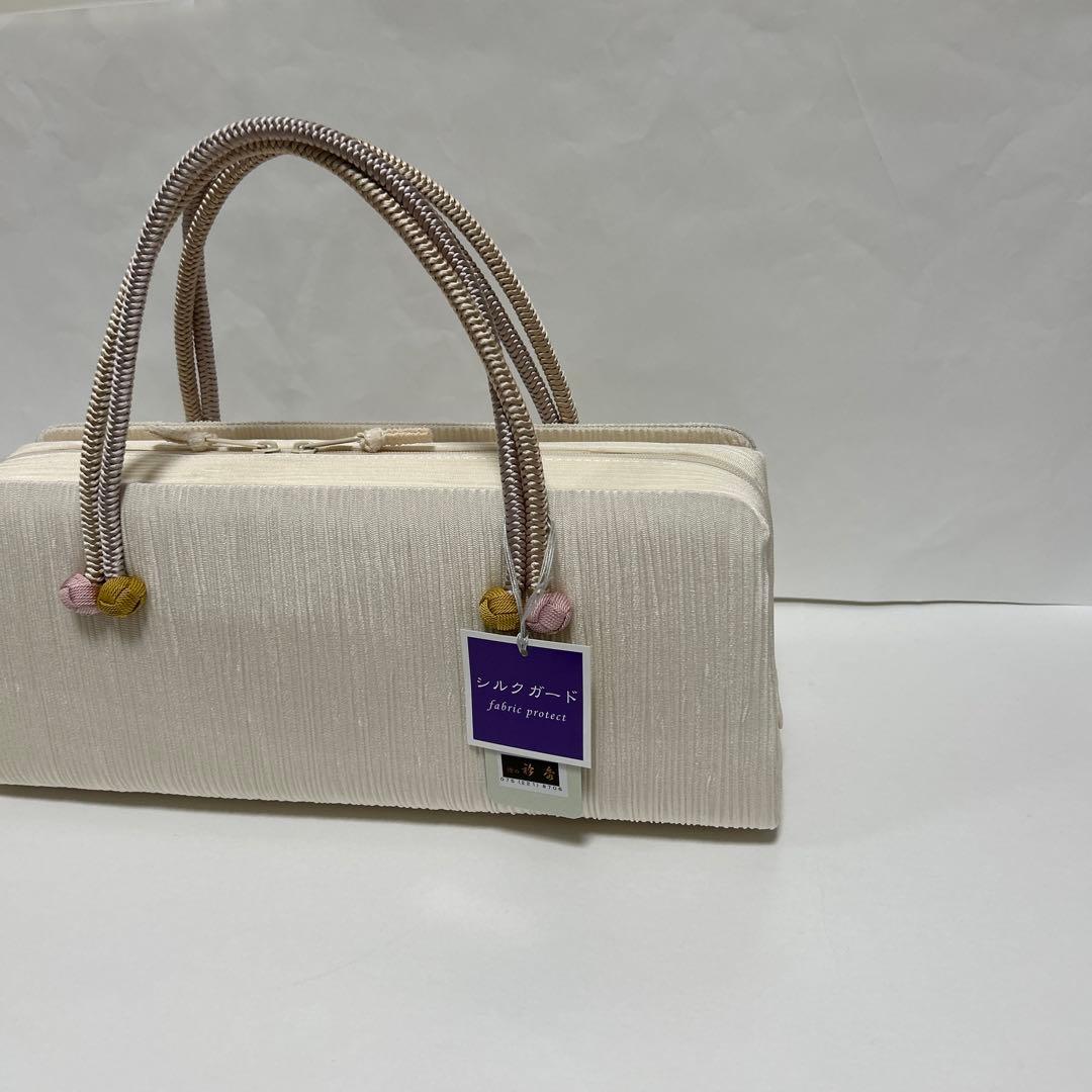 着物ようバック　小田巻き横長　和装バック　あおりバック利休バック　衿秀　和想庵