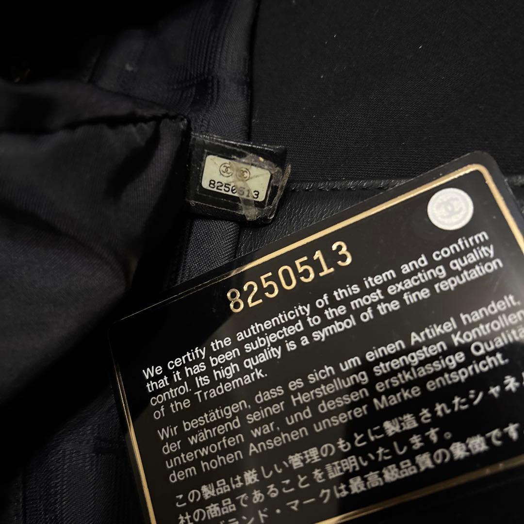 シャネル　ニュートラベルライン　トートバッグ　黒　CHANEL巾着付き