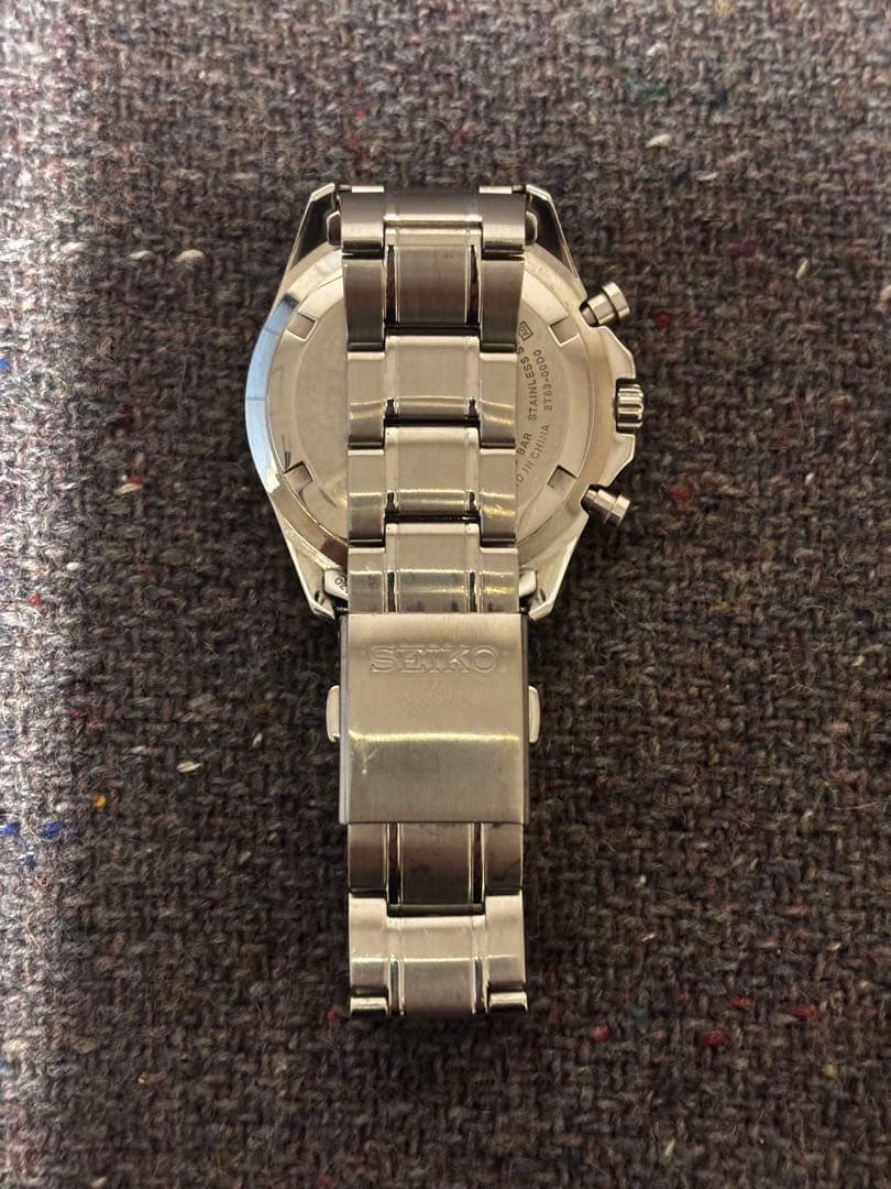 SEIKO セイコー クロノグラフ 腕時計 茶金モデル