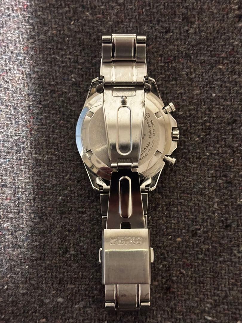 SEIKO セイコー クロノグラフ 腕時計 茶金モデル