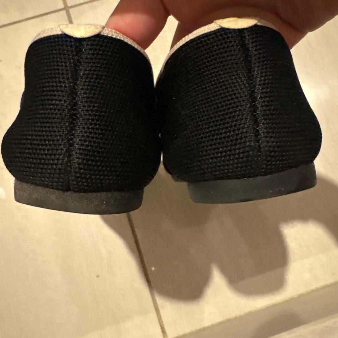 VIVAIA ポインテッドトゥ リボン付き ローファー