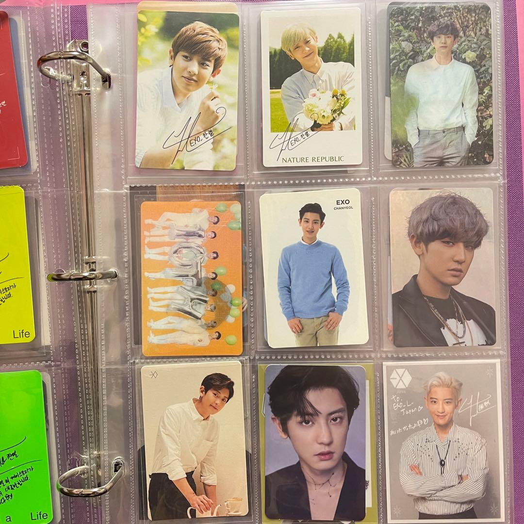 EXO チャニョル セフン チェン トレカ バインダーセット　まとめ　値下げ中