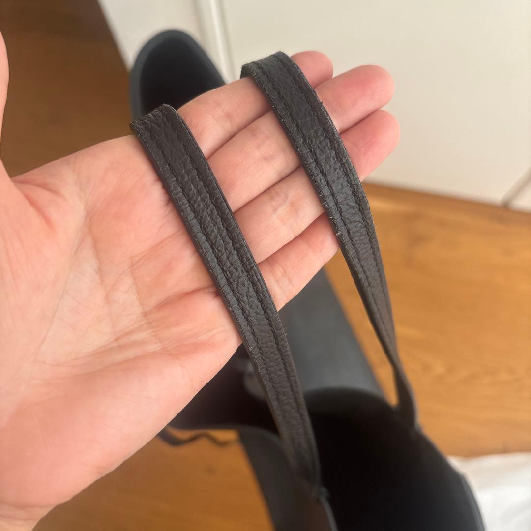 GIANNI CHIARINI ジャンニキャリー二 トートバッグ　黒　A4可