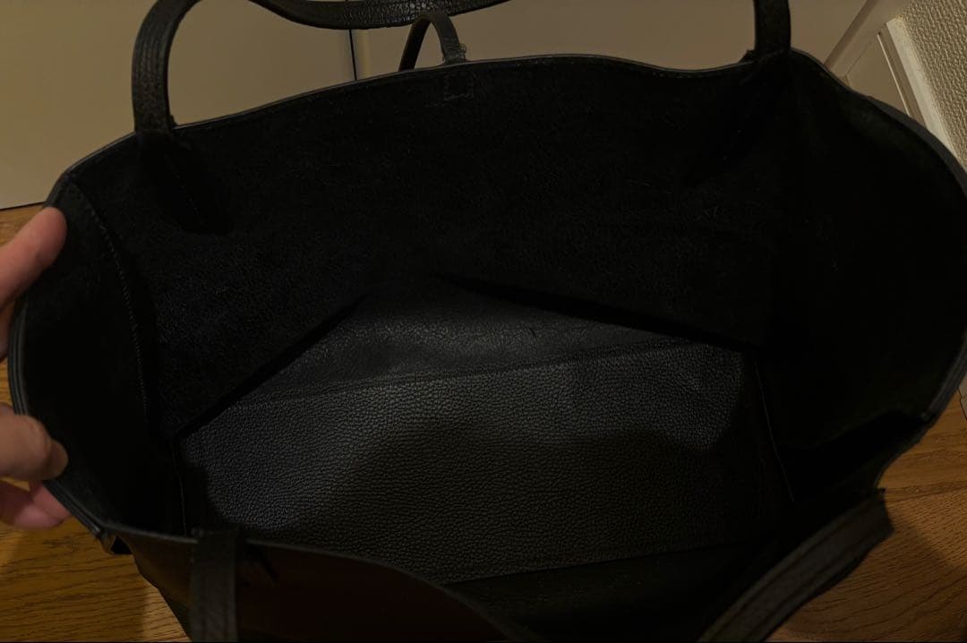 GIANNI CHIARINI ジャンニキャリー二 トートバッグ　黒　A4可