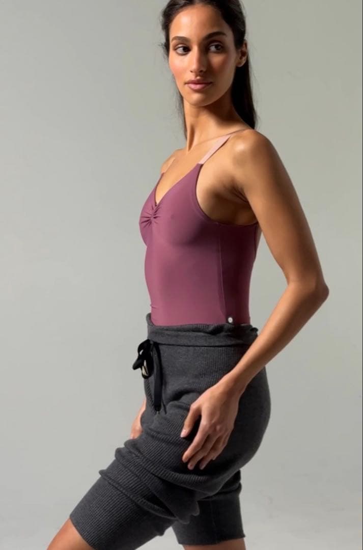 新品ボディール バレエ ウォームアップウェア グレー