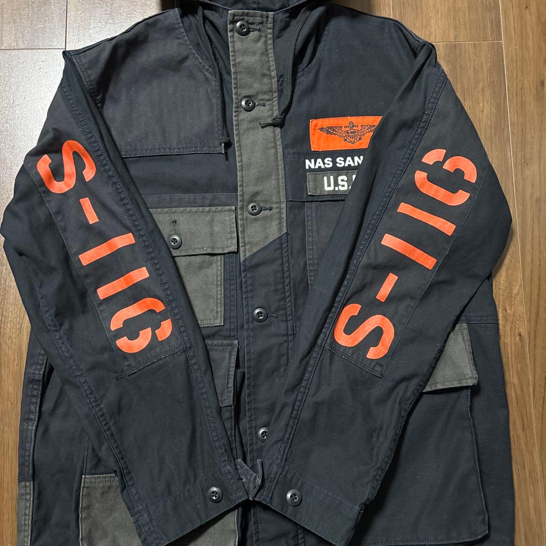 AVIREX U.S. NAVY ESSEX CV-9 ミリタリージャケットL