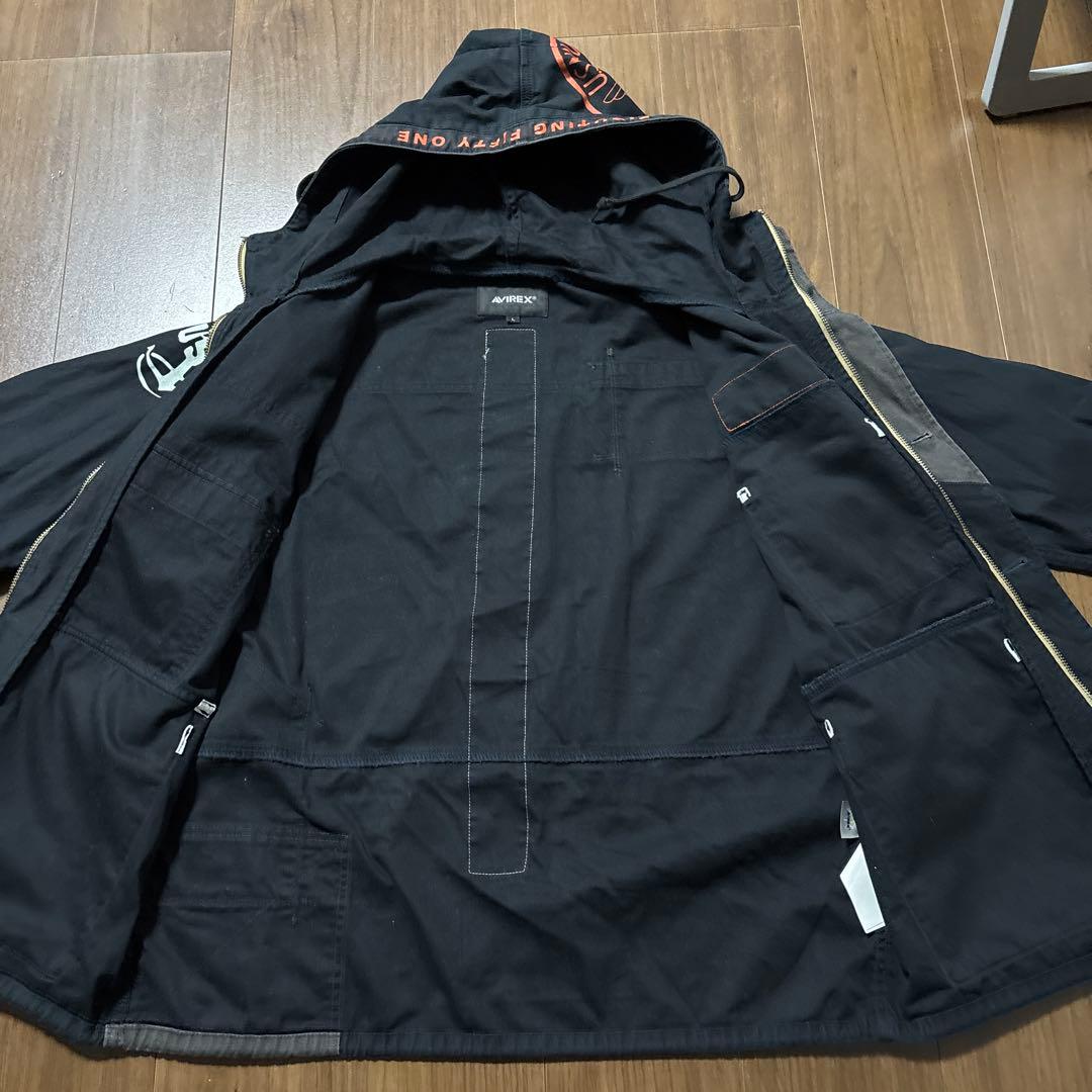 AVIREX U.S. NAVY ESSEX CV-9 ミリタリージャケットL