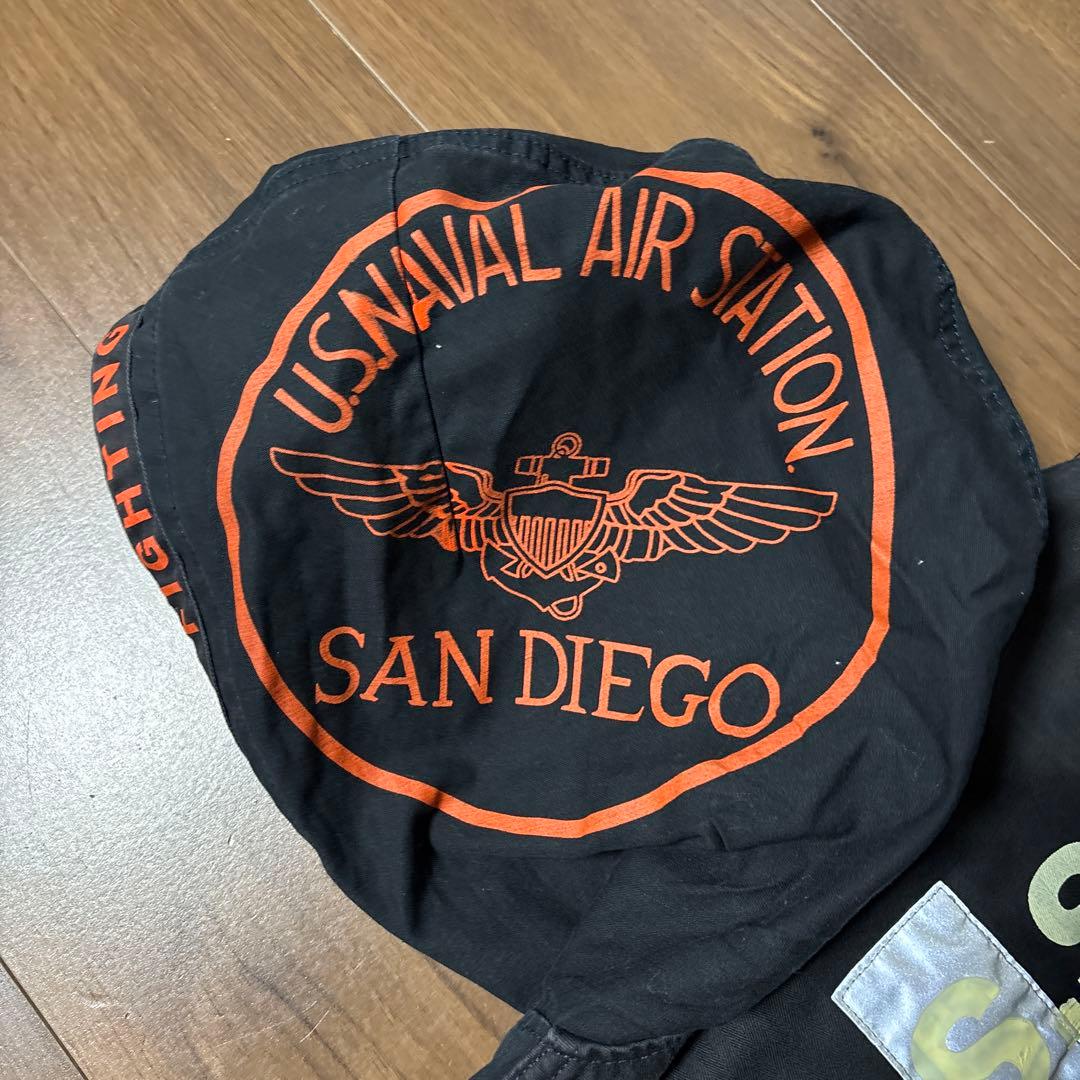 AVIREX U.S. NAVY ESSEX CV-9 ミリタリージャケットL