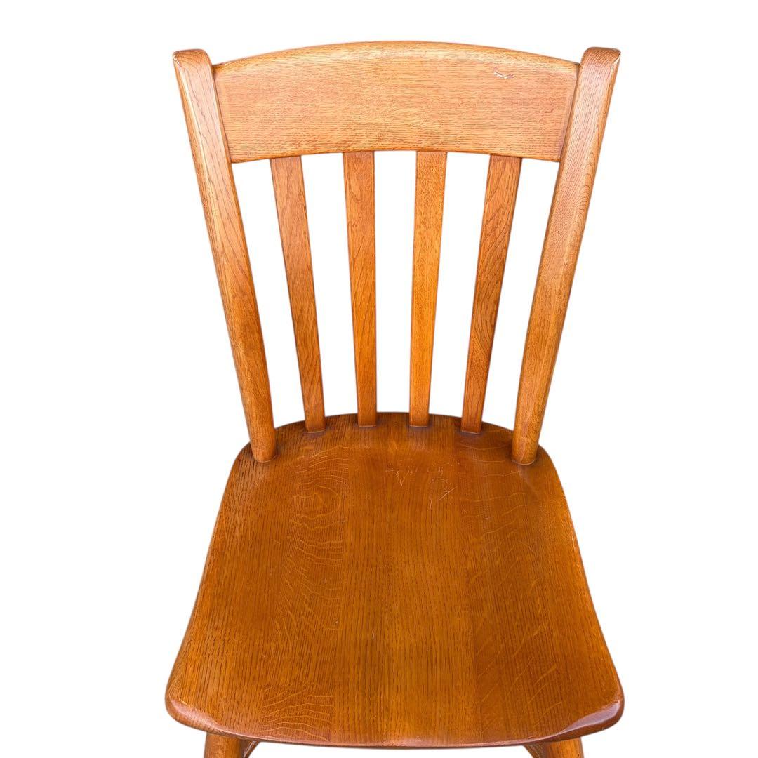美品 柏木工 無垢材 ウィンザーチェア ダイニング ボウバック 2脚セット②