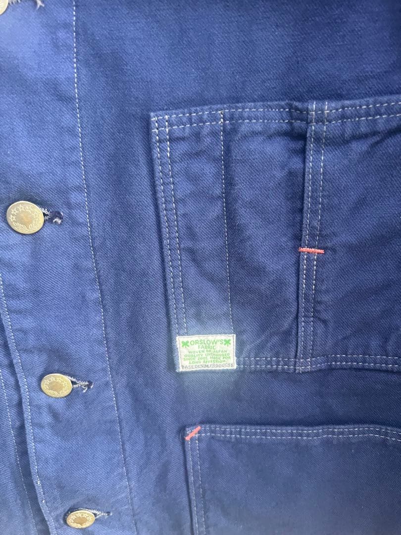 orslow × fennica ノーカラーエンジニアジャケット