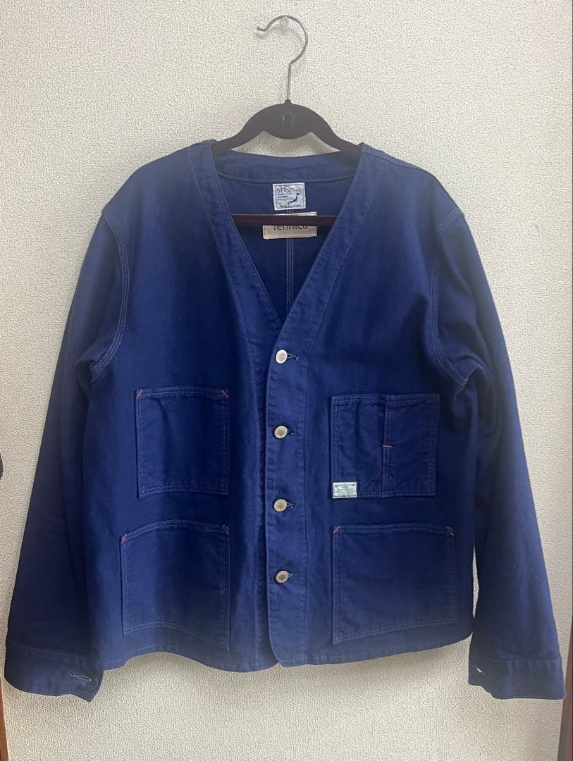 orslow × fennica ノーカラーエンジニアジャケット