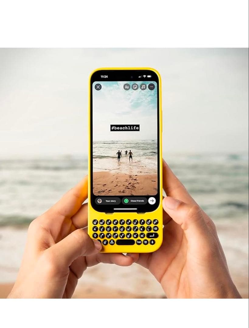 Clicks(クリックス) iphone15ProMax キーボード付き ケース