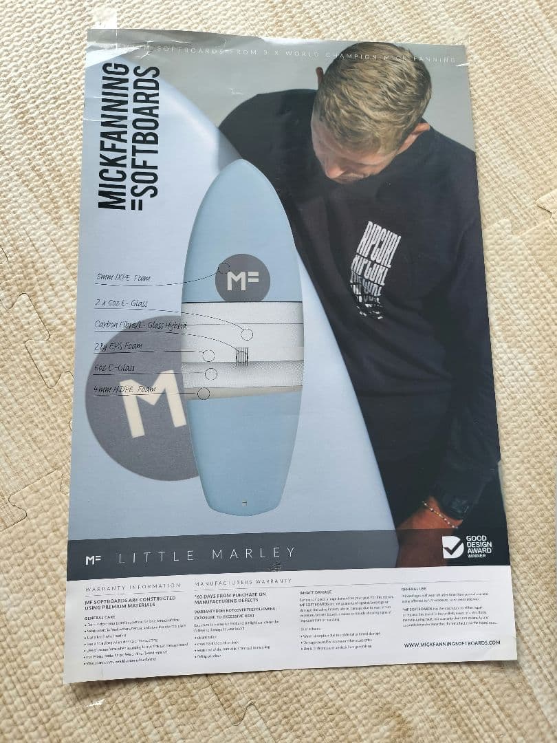 美　MICK FANNING SOFT BOARDS　LITTLE MARLEY