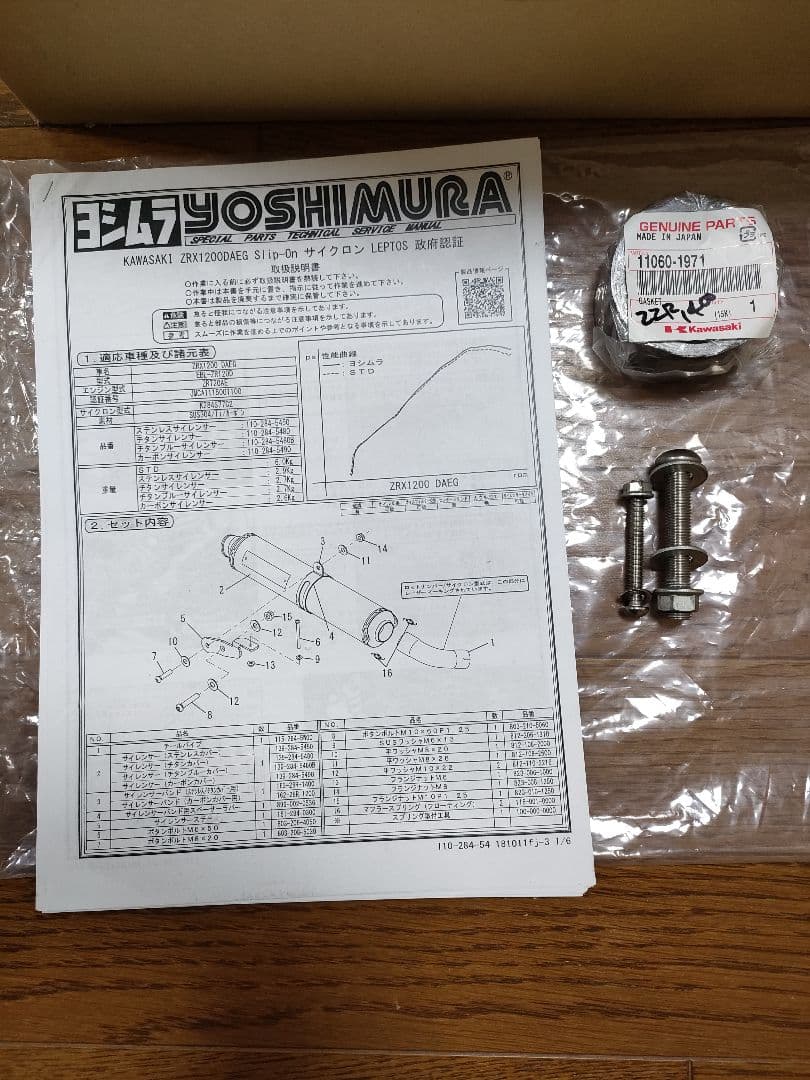 ZRX1200 DAEG ダエグ ヨシムラ スリップオン 美品