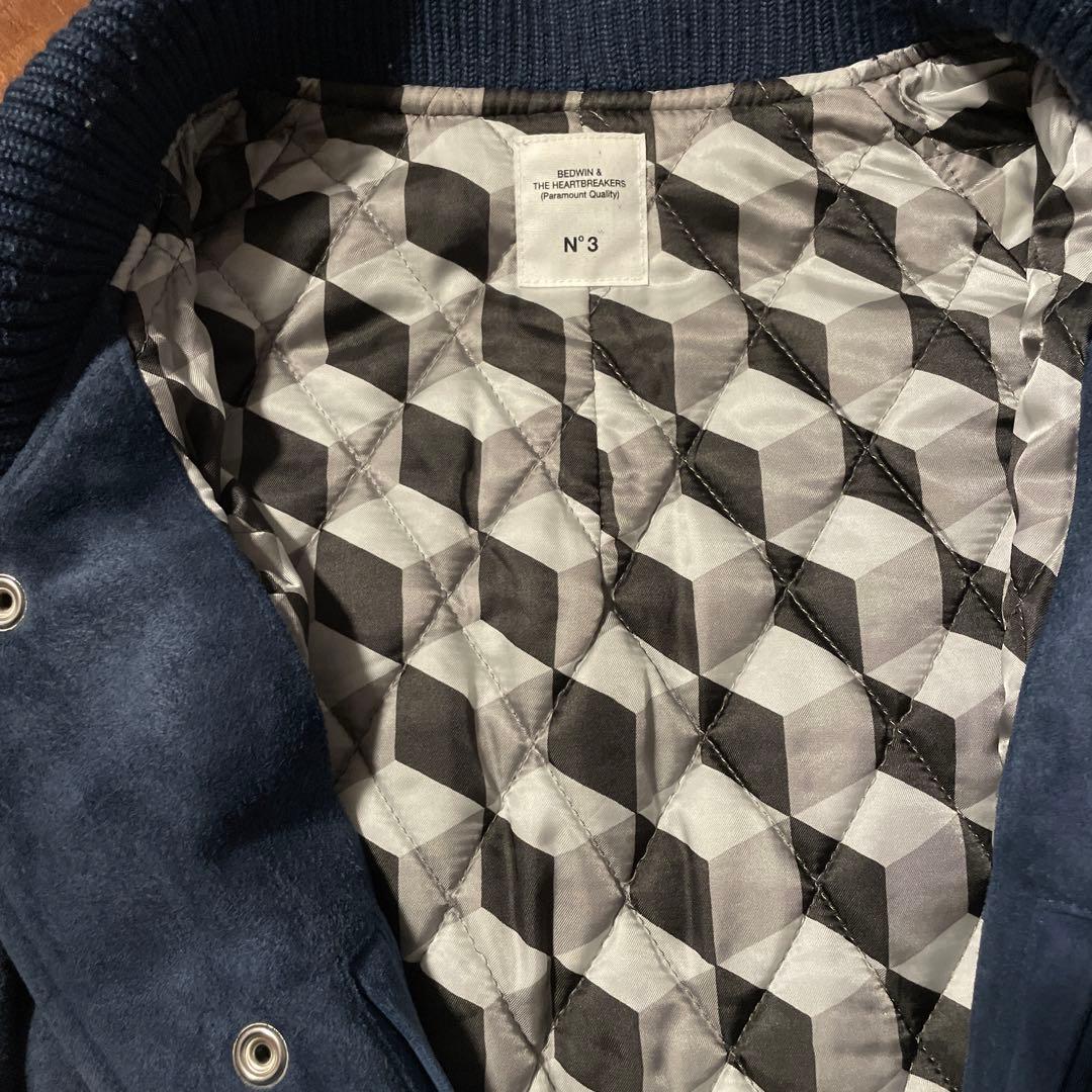 最終値下げ定価13万4000円ベドウィン オールスウェードスタジャン　レザー