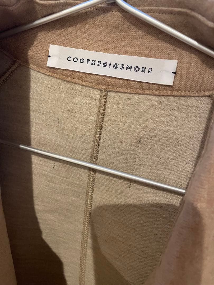COGTHEBIGSMOKE ベージュ ロングコート