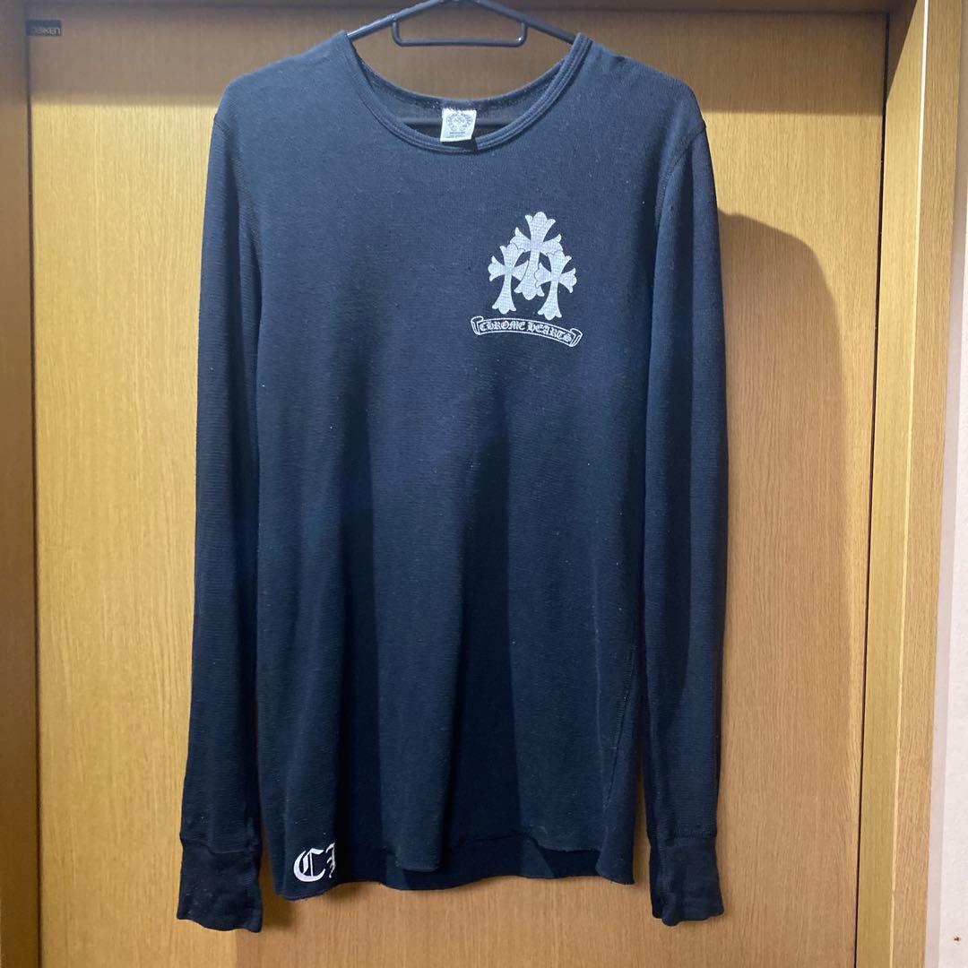 CHROME HEARTS クロムハーツ ベルトループ クロスボタン レザー