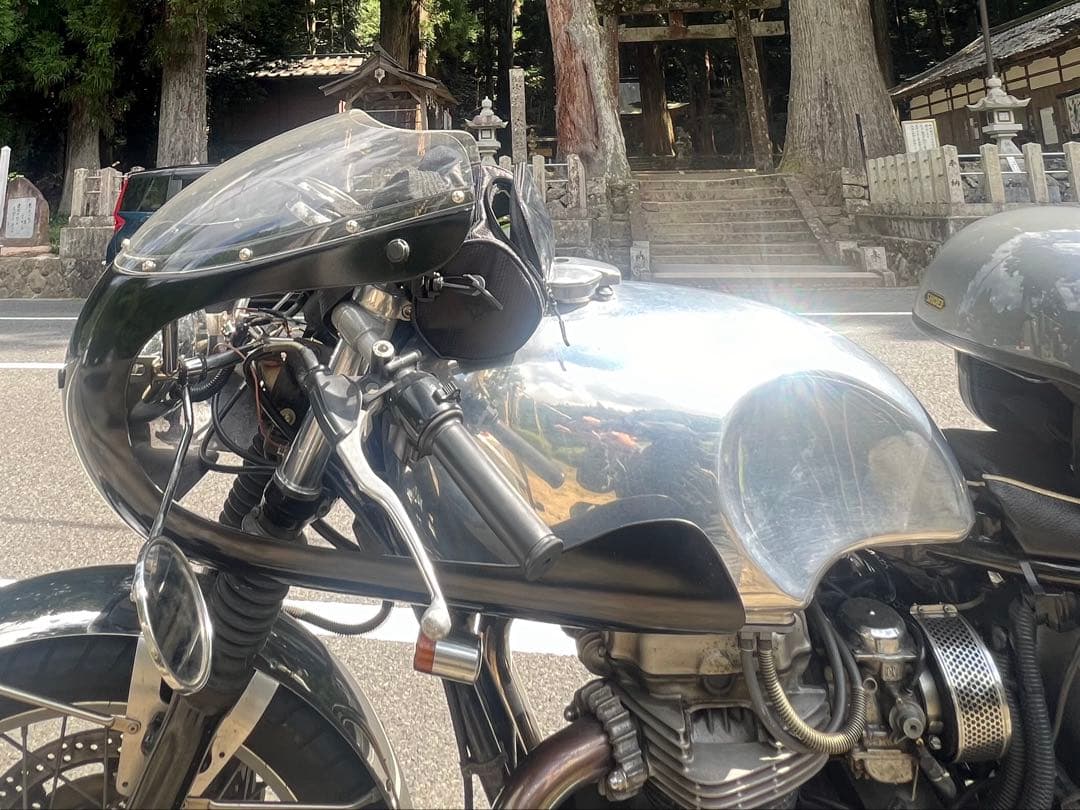 sr400 BSAアルミタンク　デイトナ