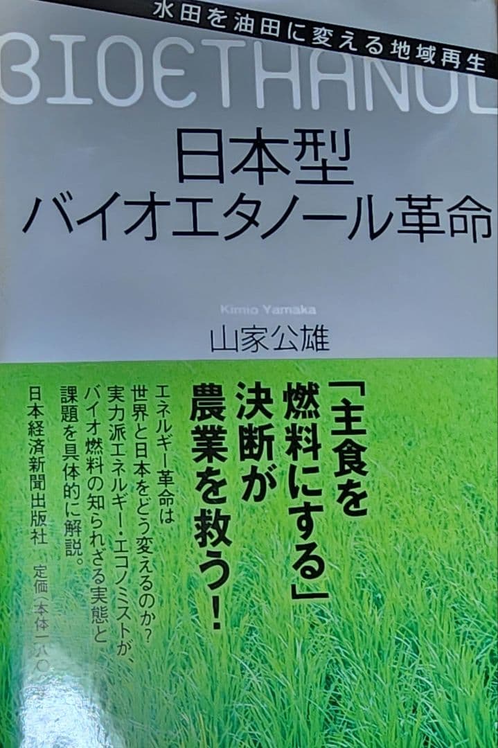 日本型バイオエタノール革命 山家公雄