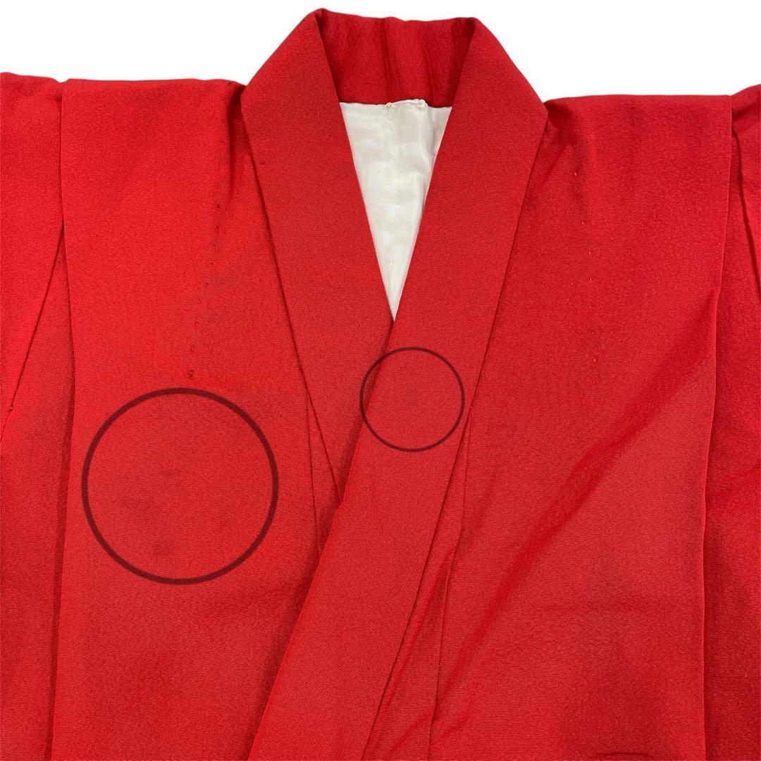 ◎mk-1120　七五三　振袖　着物・襦袢　2点セット　蝶々　正絹　　9-22