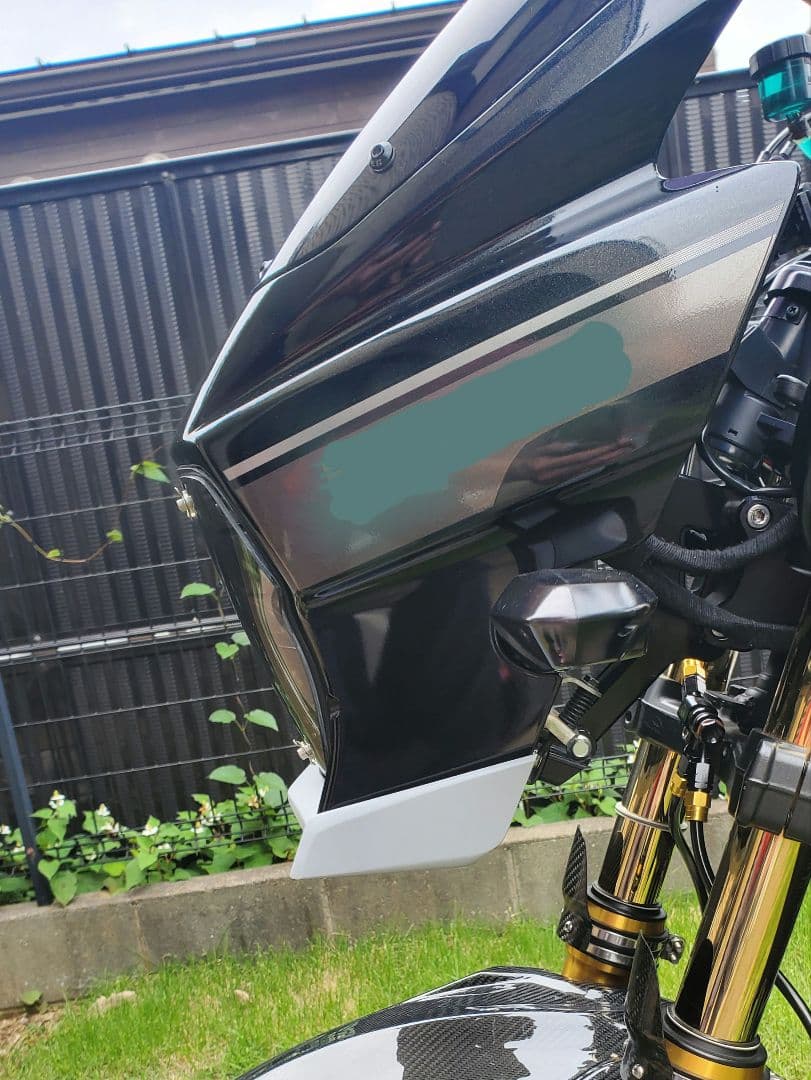 ZRX1200ダエグ用　Ver2　カウルスポイラー