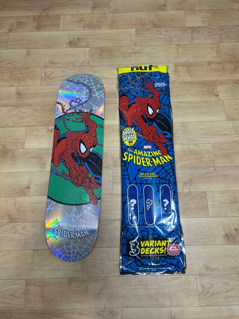 HUF スパイダーマンデッキ マルチカラー