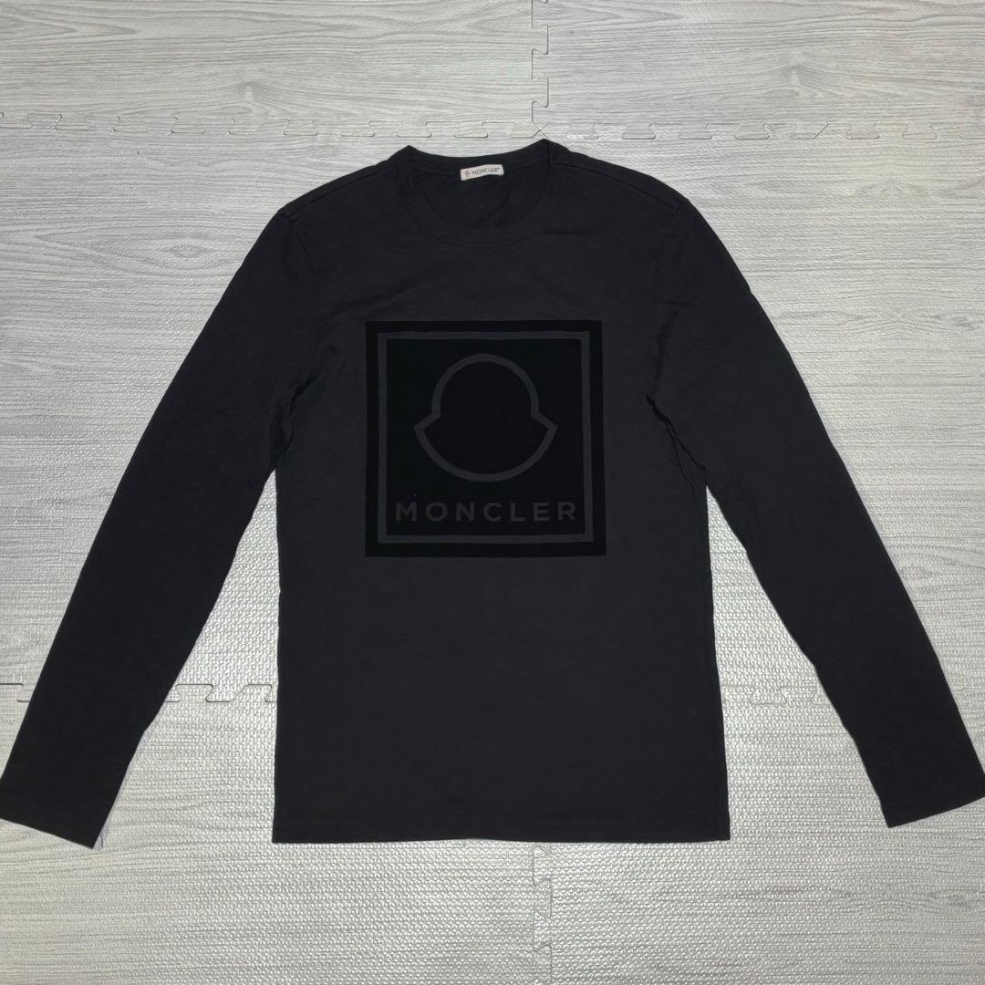 モンクレール　長袖　ロングTシャツ　ブラック　XS