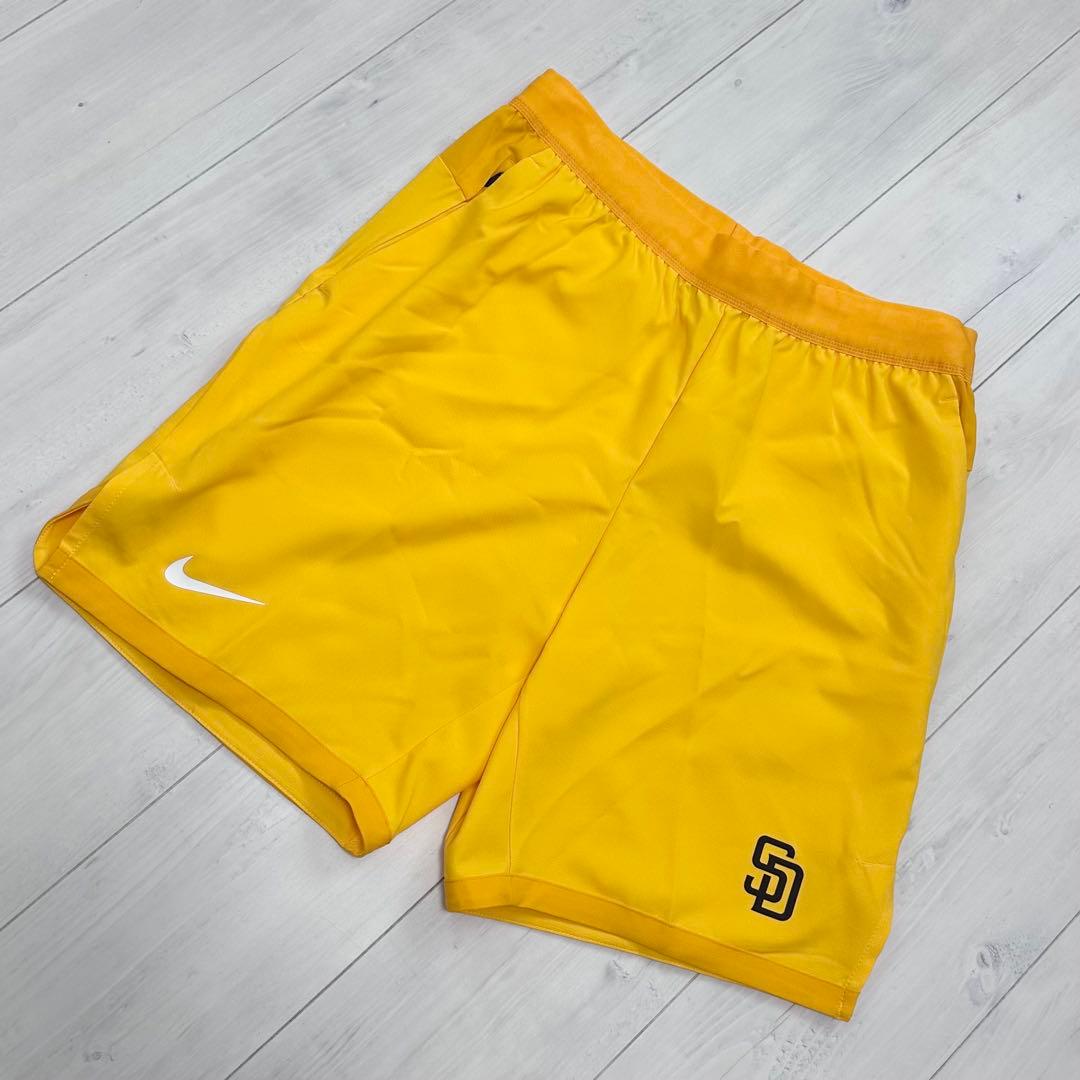 サイズM パドレス NIKE ショートパンツ ダルビッシュ選手着用モデル