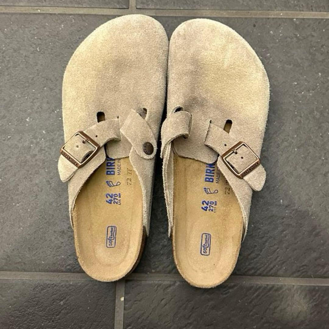 靴 BIRKENSTOCK | Boston LEVE TAUPE MEN