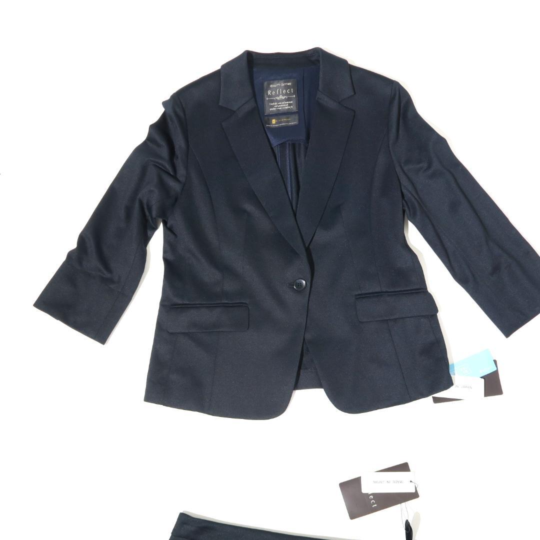 新品 洗える スーツ Reflect 夏匠ジャケット ソフトフレアスカート
