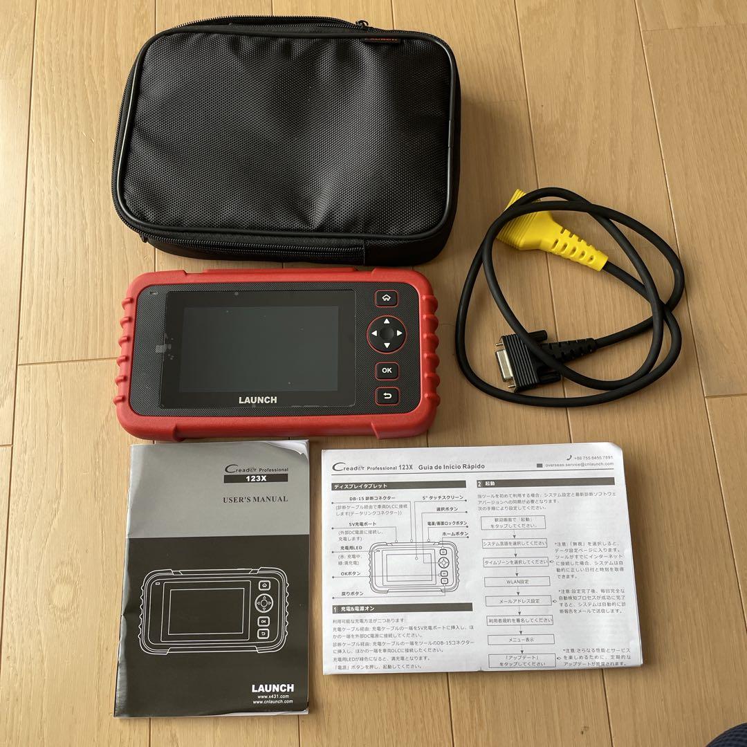 LAUNCH obd2 診断機123X 中古保管品