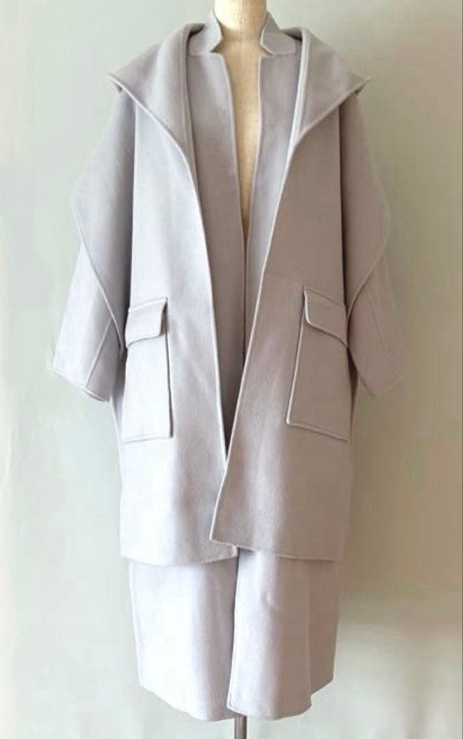 ❤️Hairy❤️ETRE TOKYO リバーロングフーディーストールコート