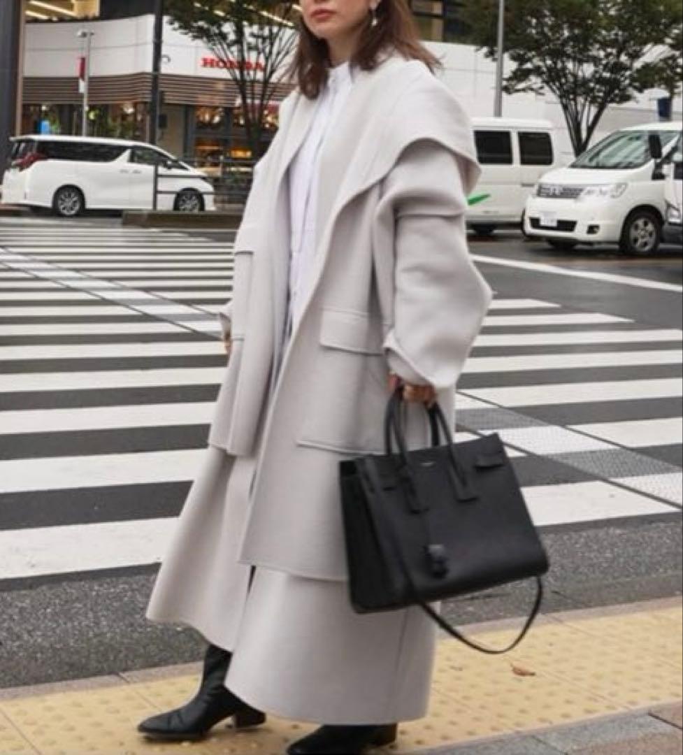 ❤️Hairy❤️ETRE TOKYO リバーロングフーディーストールコート