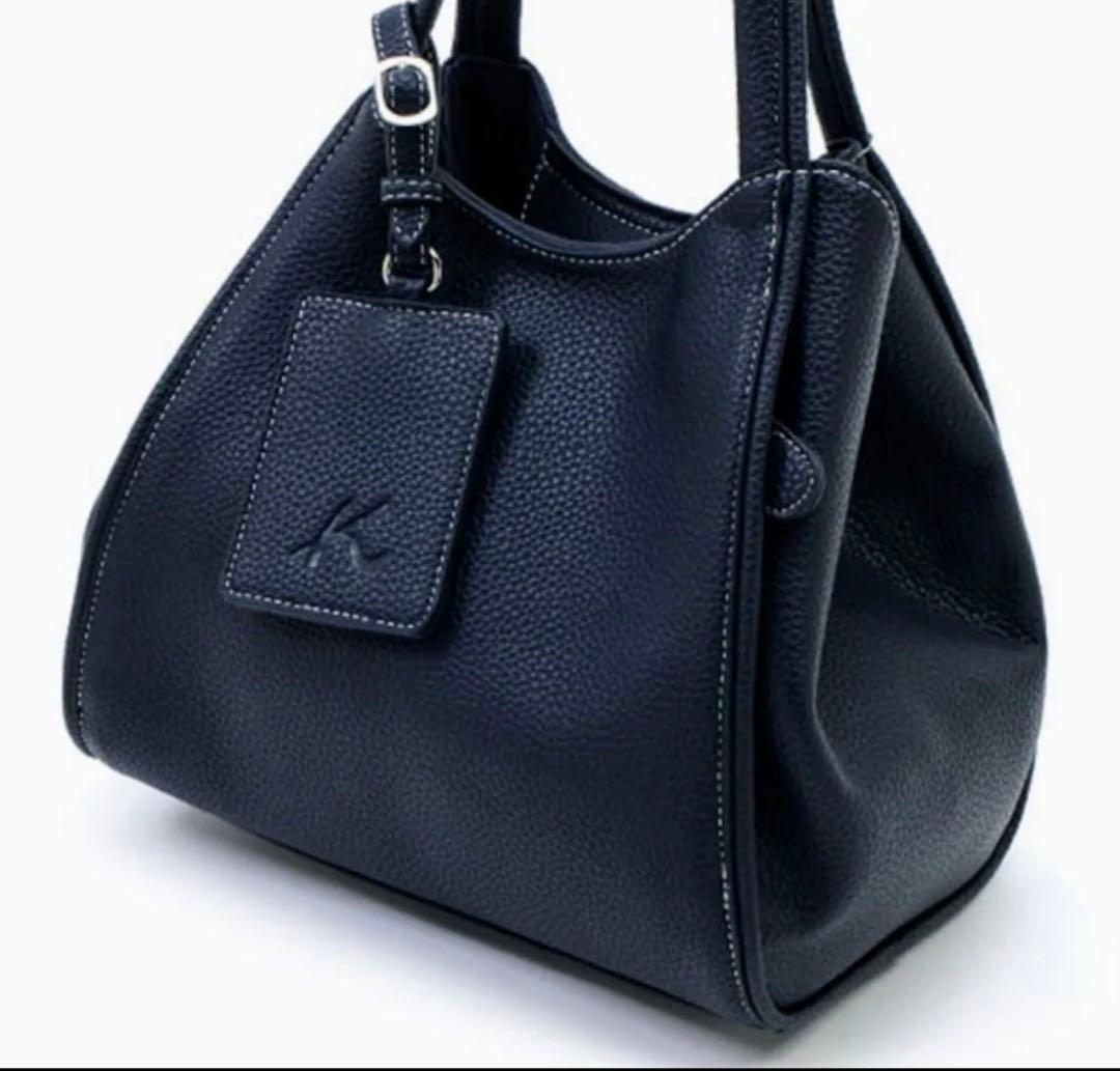 【美品】kitamura motomachi本革トートバッグ A4収納 肩掛け鞄