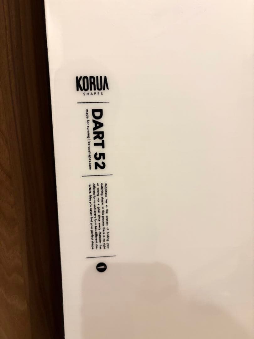 KORUA SHAPES DART 152 コルアシェイプス ダート ポーランド