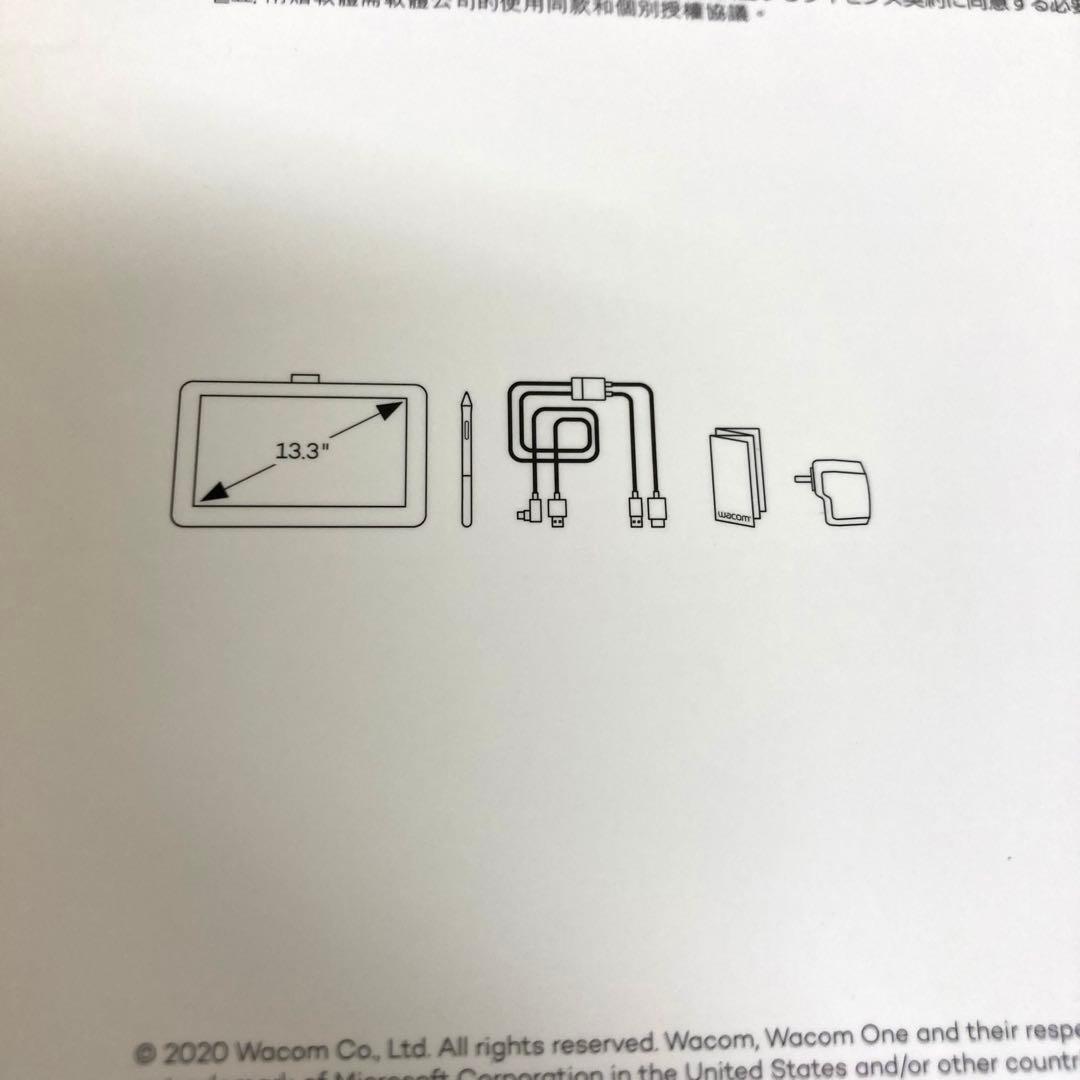 B279-41 wacom One 13.3型 液晶ペンタブレット　ジャンク