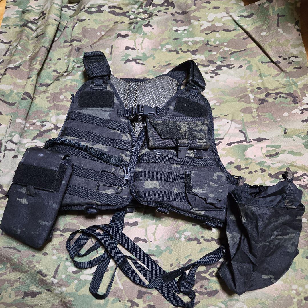 サブロック　ライフジャケット　マルチカムブラック