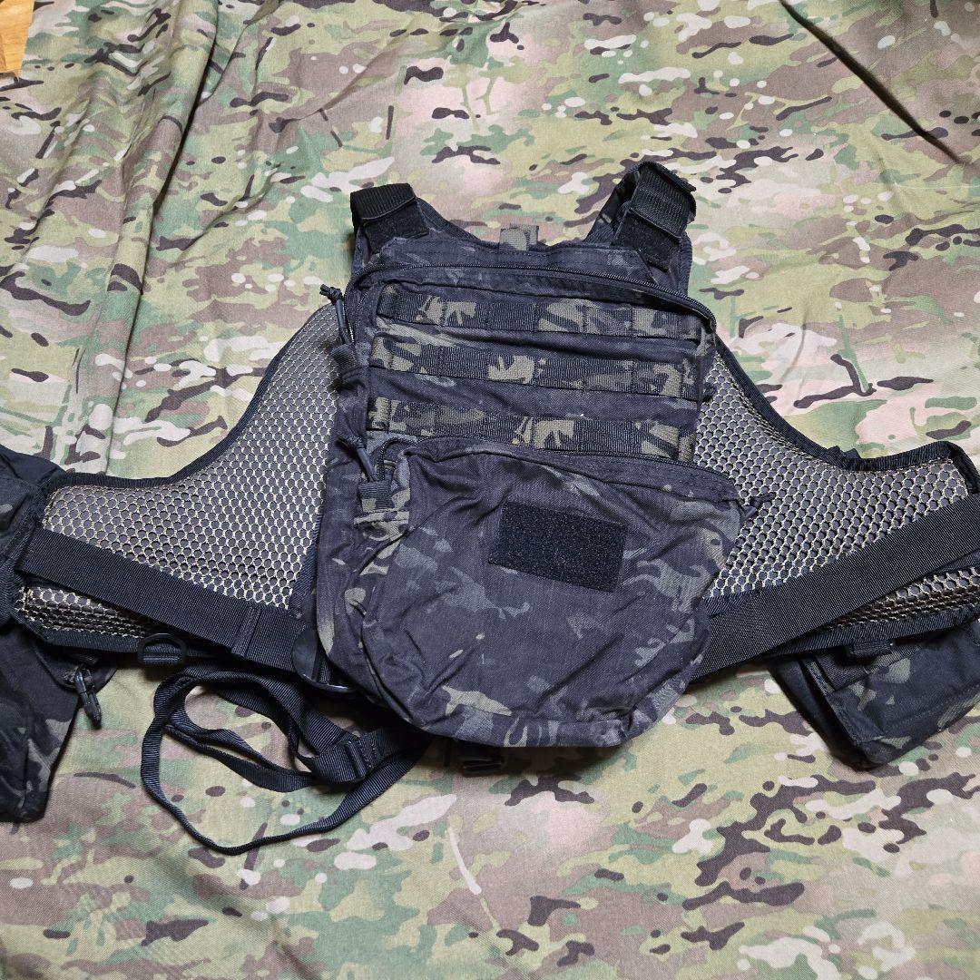 サブロック　ライフジャケット　マルチカムブラック