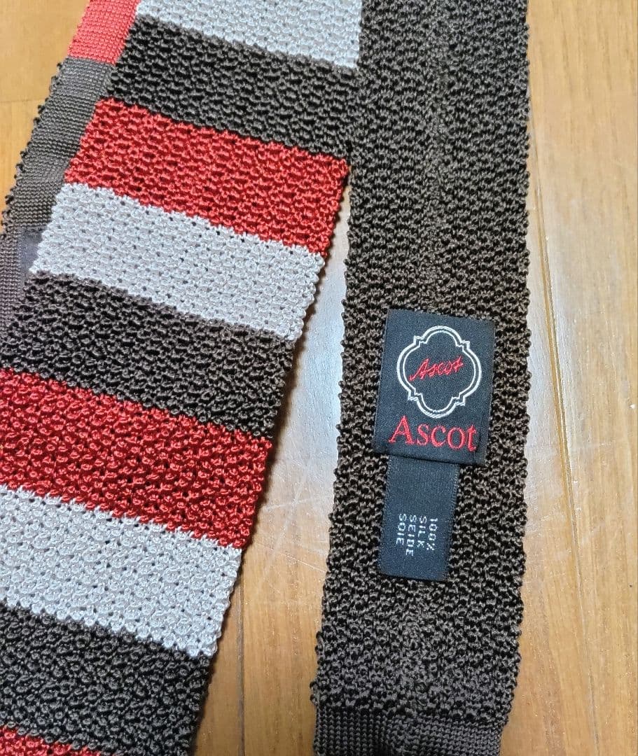 Bon Vieux別注 Ascot アスコット ニットタイ