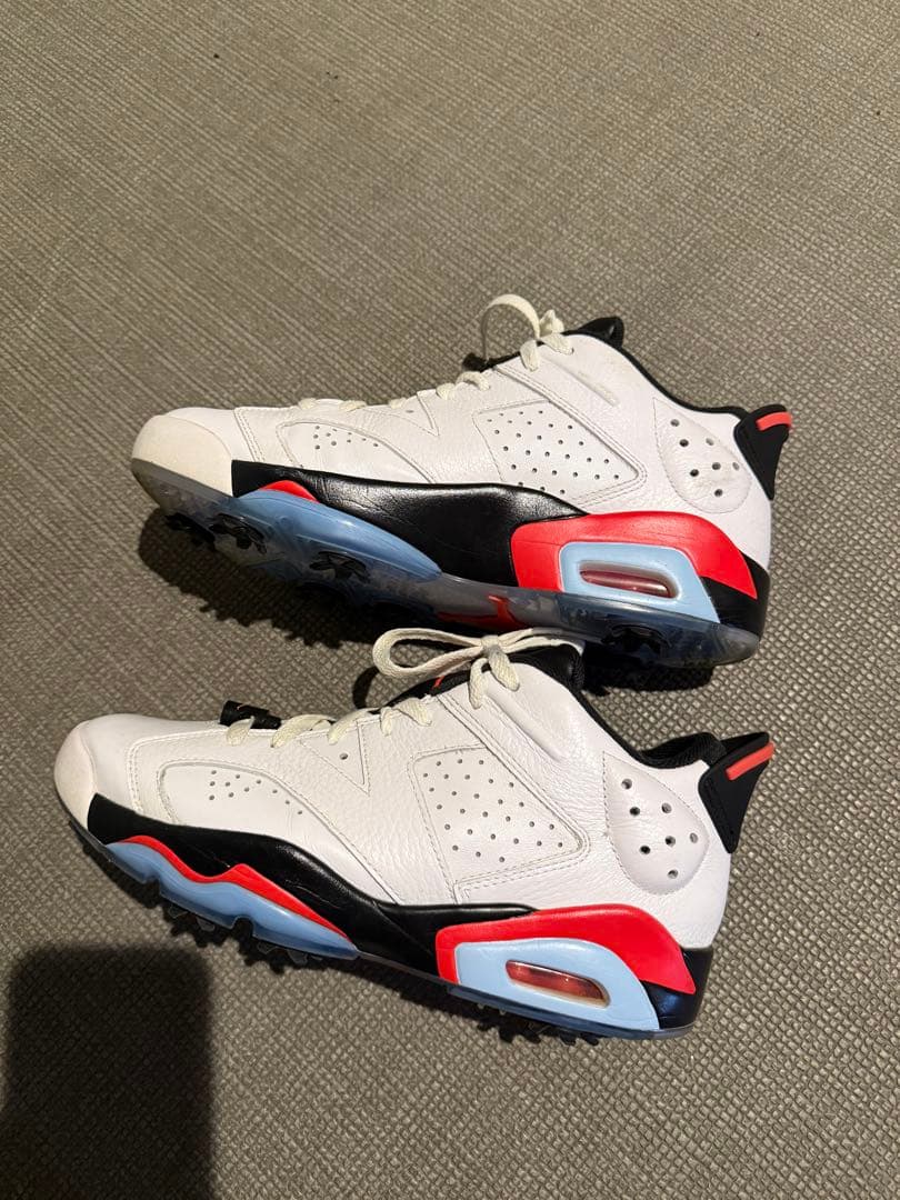 aj6 ゴルフ　ジョーダン レトロ 6G オリンピックカラー　美品　ホワイト