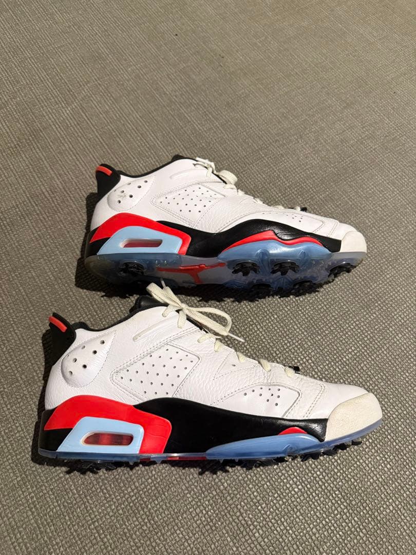 aj6 ゴルフ　ジョーダン レトロ 6G オリンピックカラー　美品　ホワイト