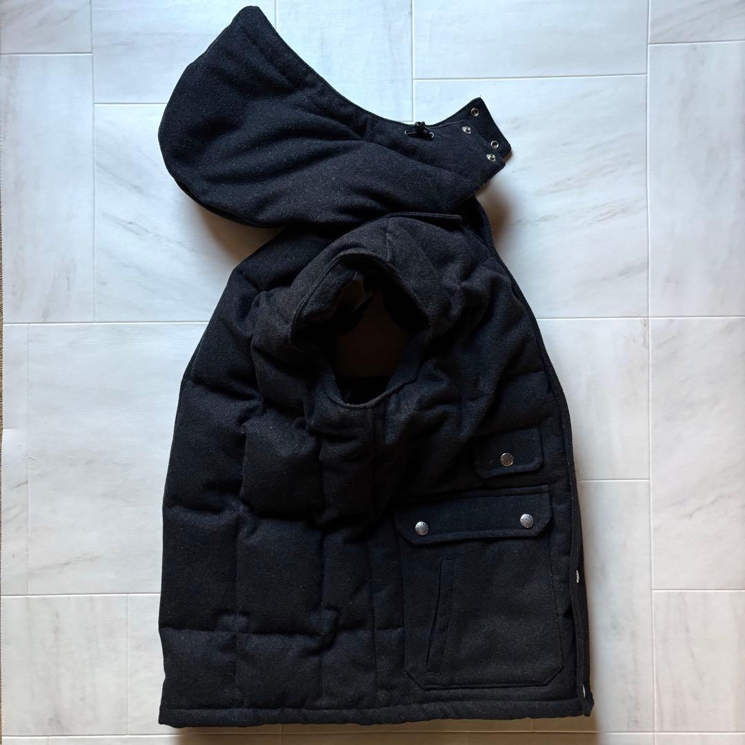 ステューシー ウールダウンベスト ジップアップ 2way Mサイズ