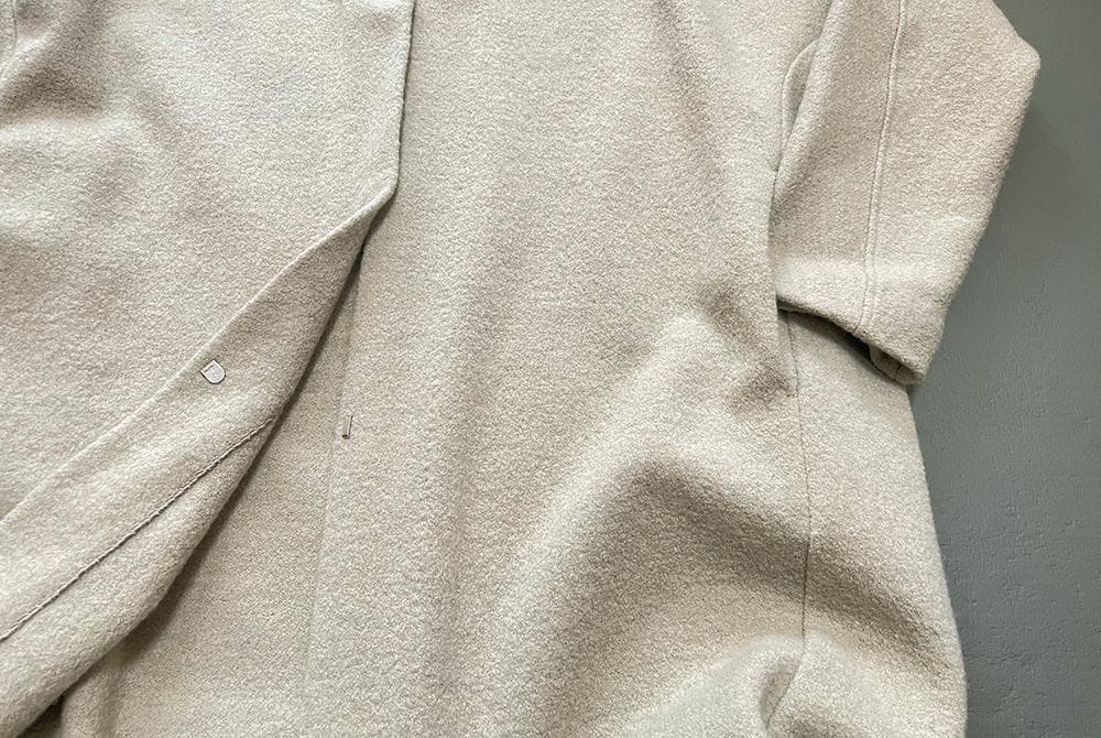 ★送料込み★定価46200円★evam eva　プレスウールフードコート♪