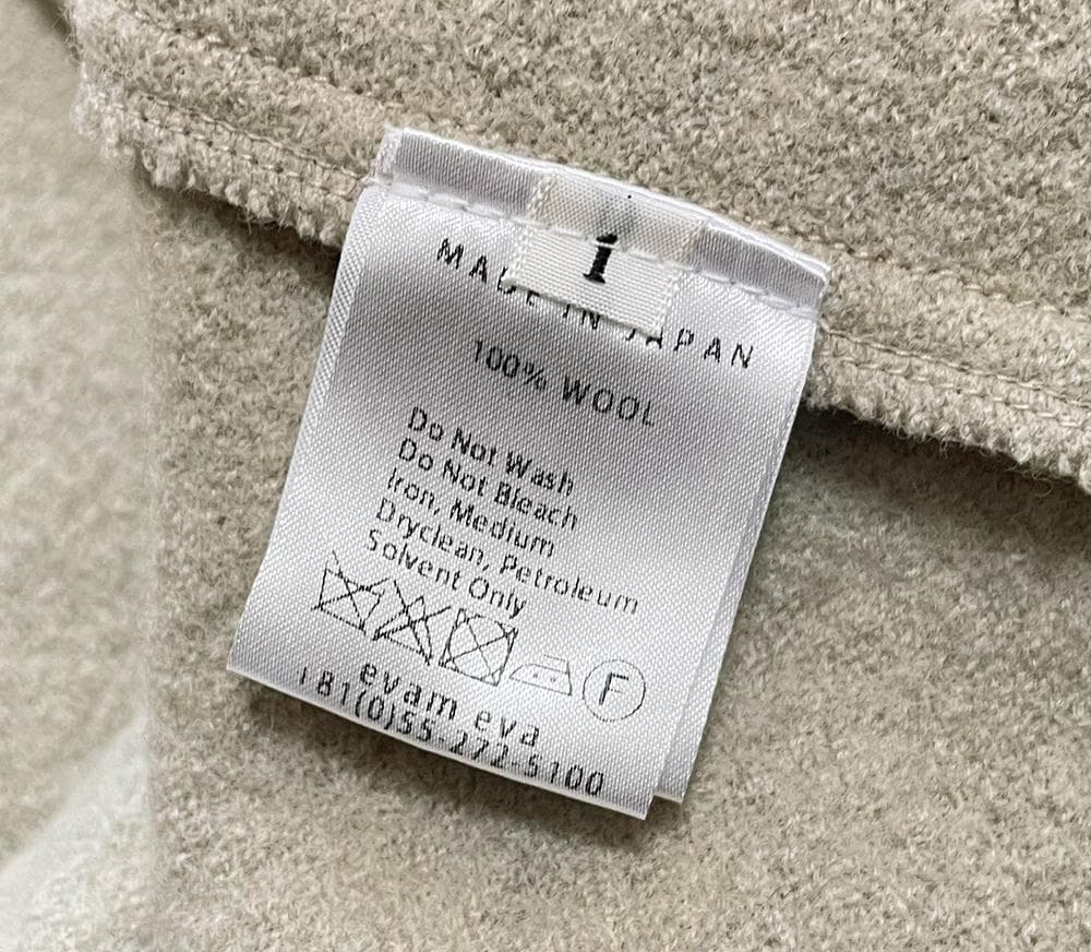 ★送料込み★定価46200円★evam eva　プレスウールフードコート♪