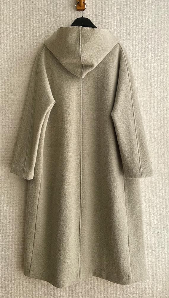 ★送料込み★定価46200円★evam eva　プレスウールフードコート♪