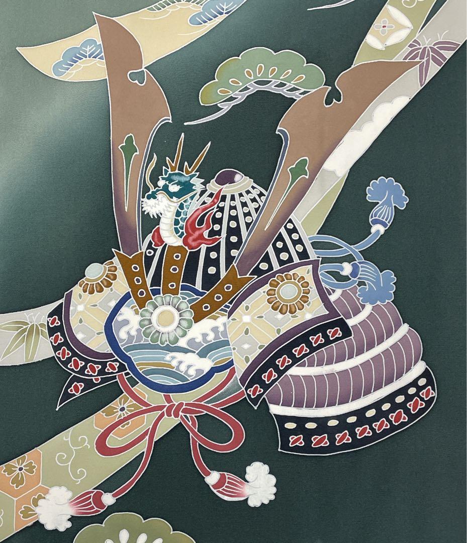 ◎mk-2106　男児　御祝着　お宮参り　しつけ糸付き　　12-23